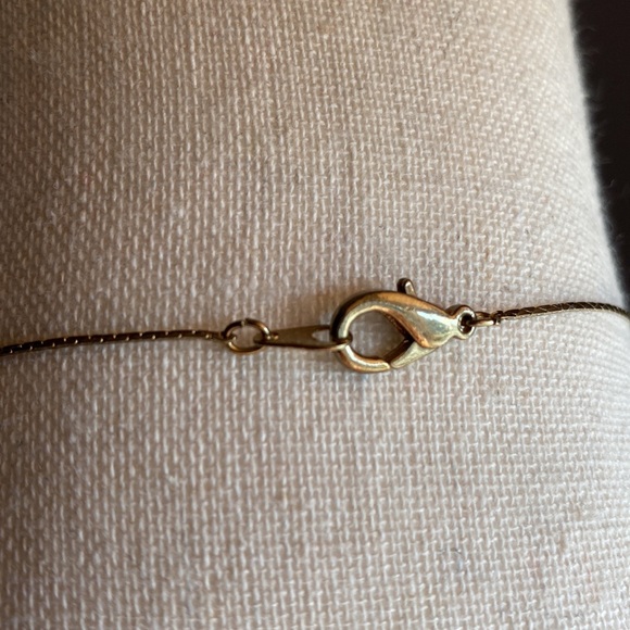 VINTAGE BOHEMIAN GLASS 🆕 NWT Czechoslovakia glass bead gold tone necklace - Picture 3 of 4